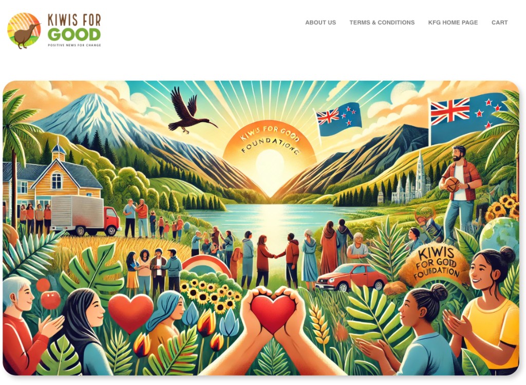 Kiwis For Good — positive news for change